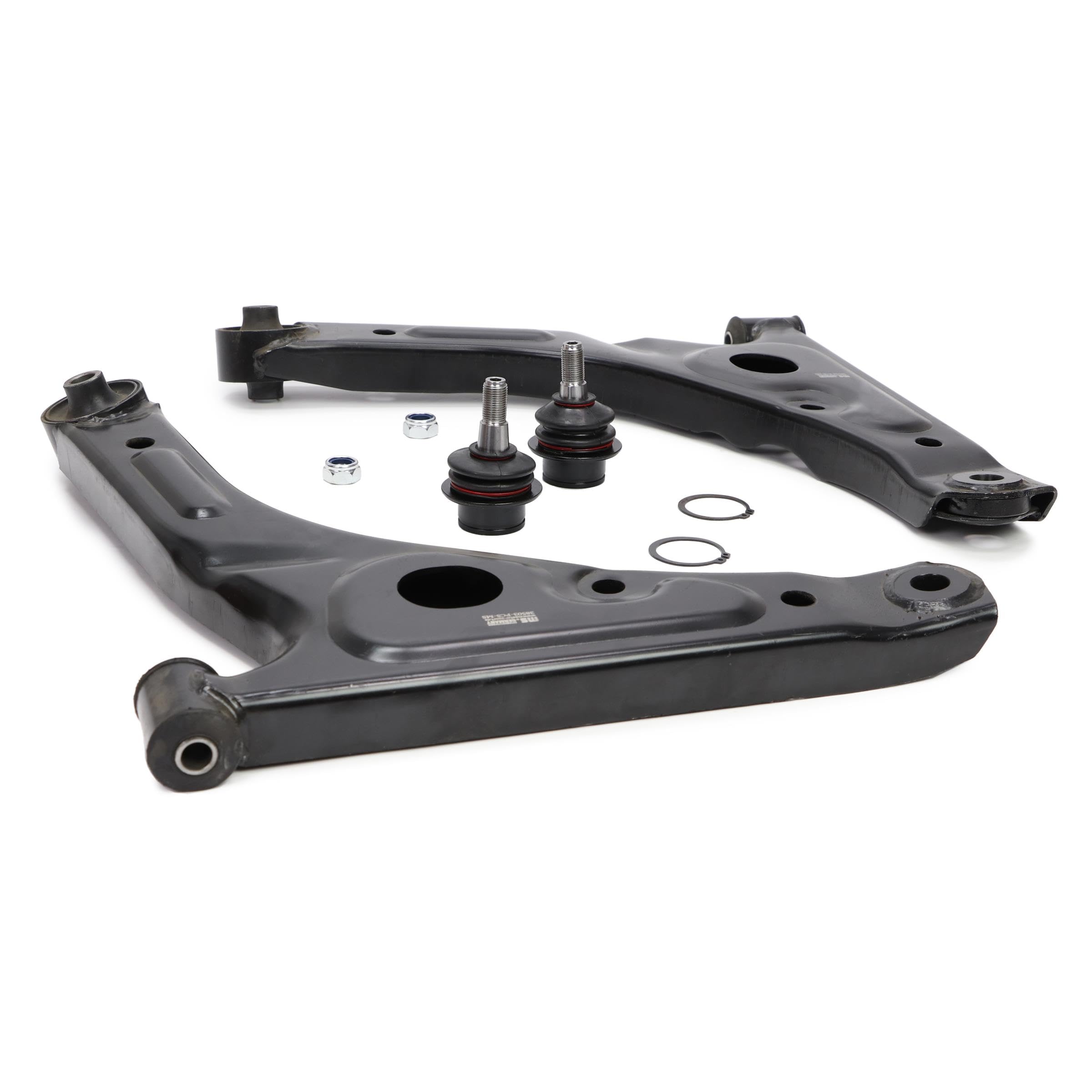 37038-KIT-MS Juego de reparación brazo de suspensión con accesorios Delantero para vehíc. con volante a la izquierda para vehíc. dirección a la derecha