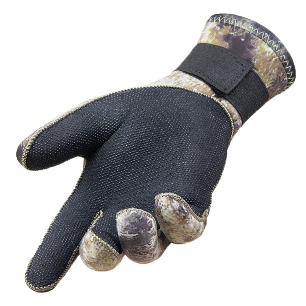 LANGWEI Guantes De Neopreno De 3 Mm, Guantes De Neopreno con Gránulos De Goma, Guantes De Buceo Térmicos Flexibles para Esnórquel, Remo, Surf, Kayak, Pesca