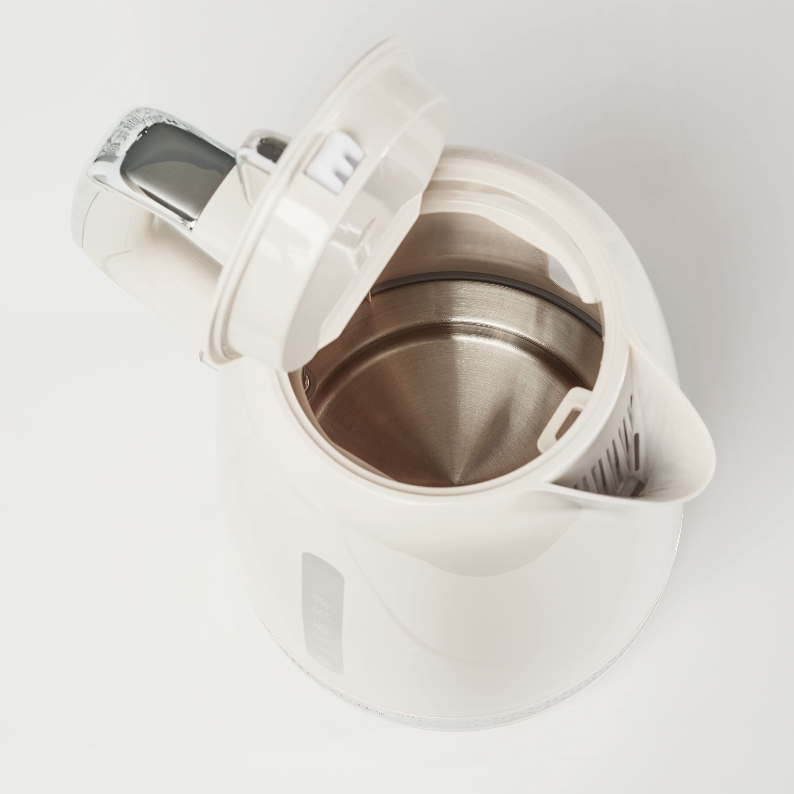 Moulinex Bouilloire électrique 1,7 L 2 400 W Design vintage ivoire Base pivotante 360° Arrêt automatique BY320A10