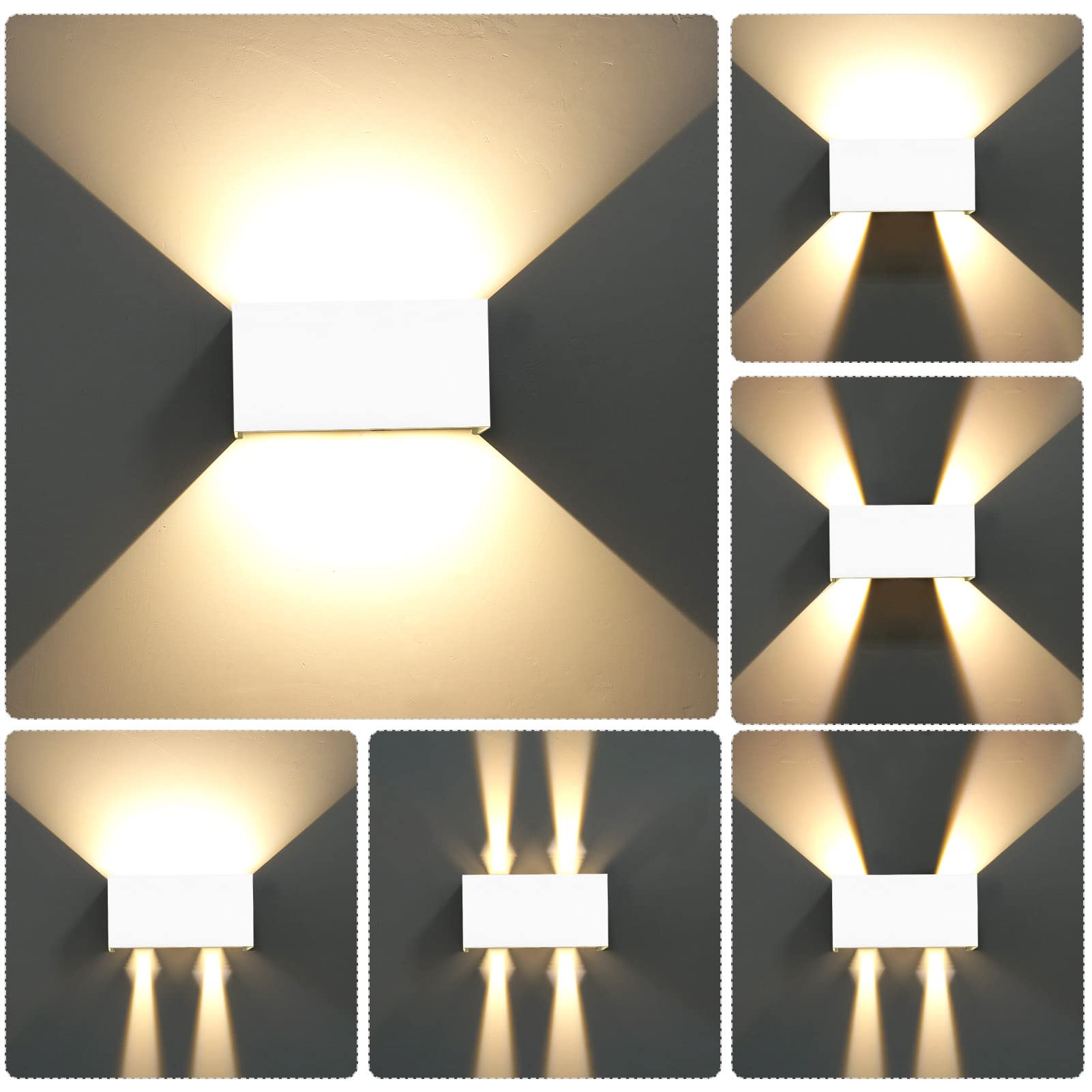 KAWELL 24W Moderno Applique da Parete LED Lampada da Muro