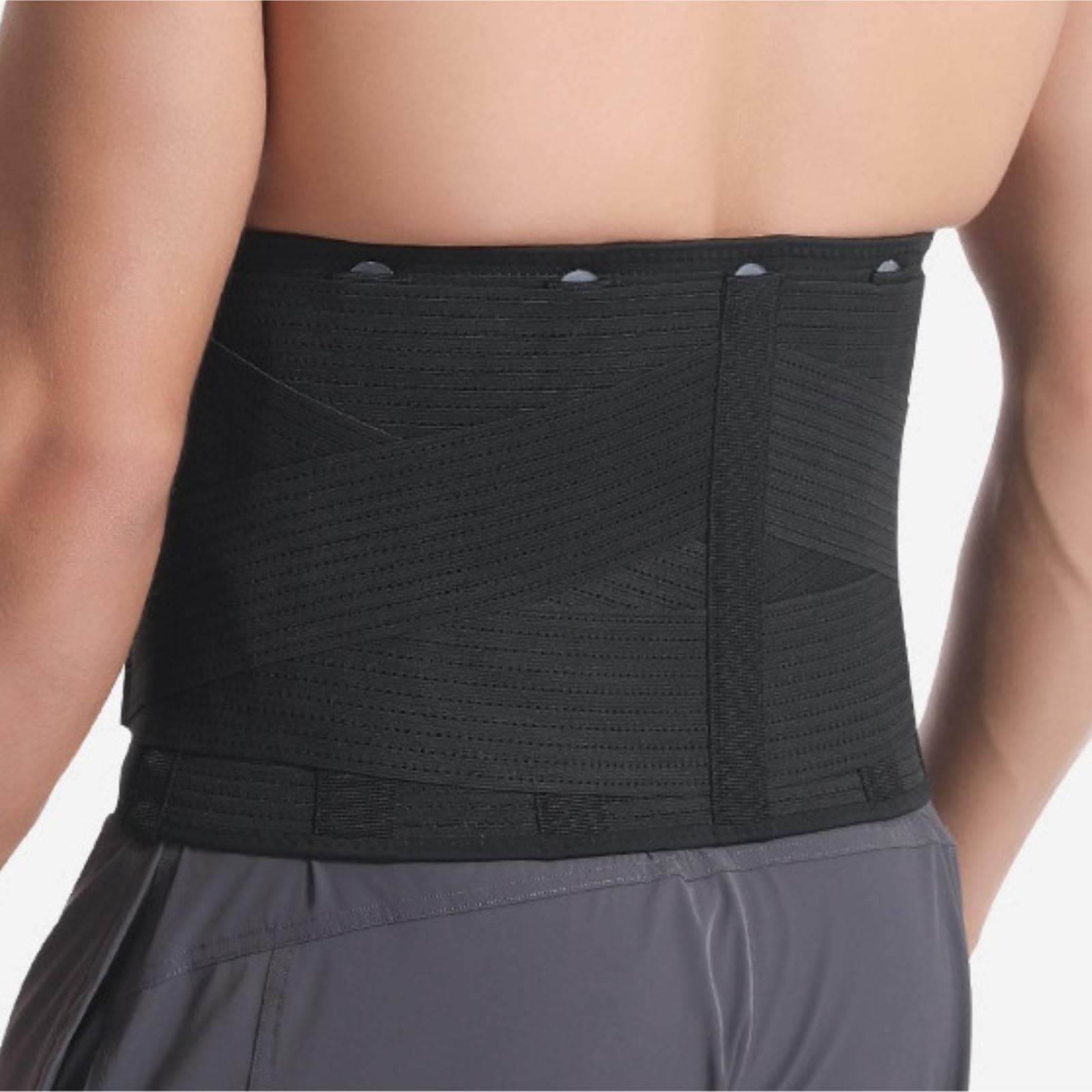 Moldeador De Cuerpo Y Control De Abdomen Cinturón De Soporte Lumbar Ajustable para La Espalda, Correa Cintura Transpirable, Descompresión para Baja