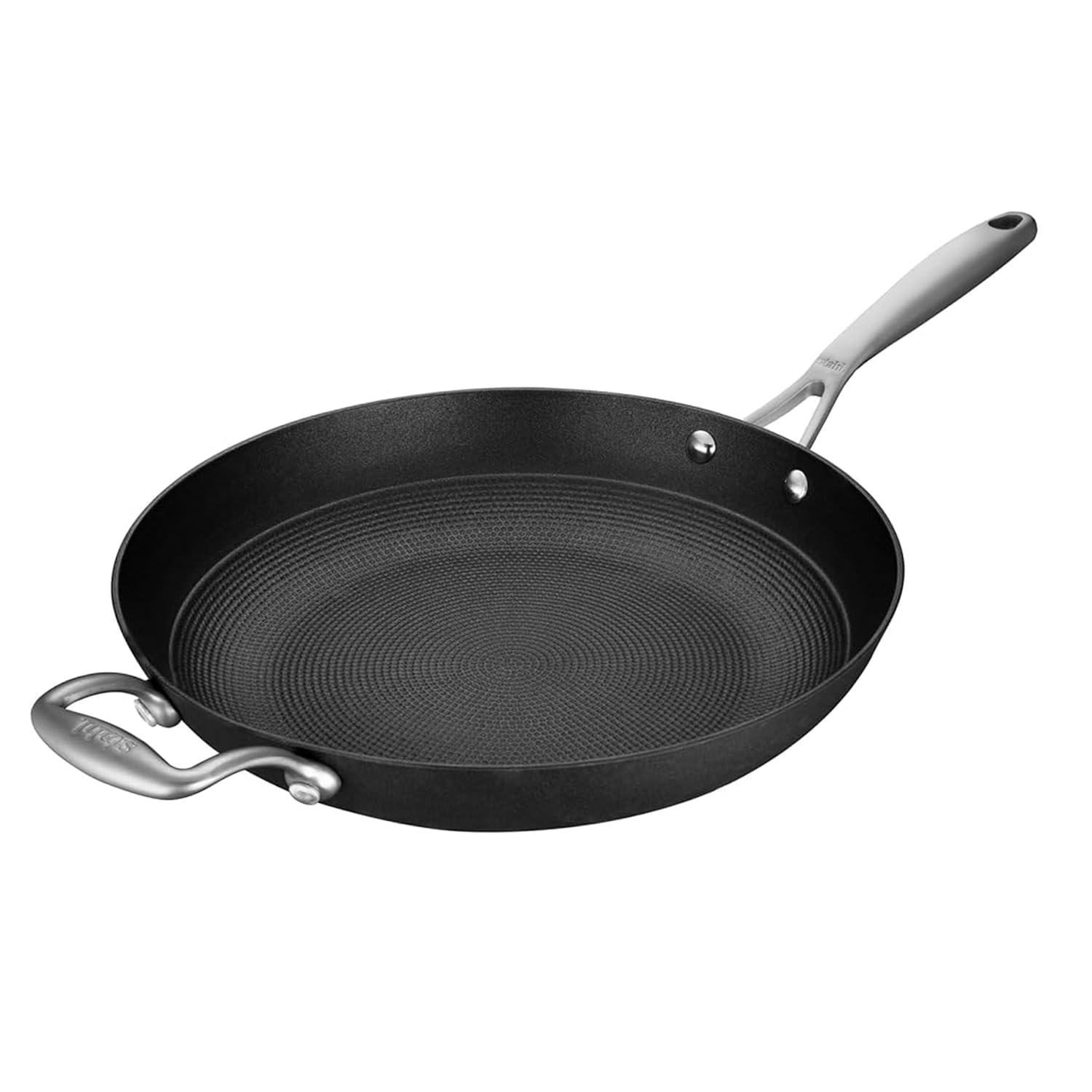 Stahl Blacksmith Hybrid Enamelled Cast Iron Frying Pan 2.3 L, 28 cm, Rust Proof Egg Pan, Induction & Gas Compatible