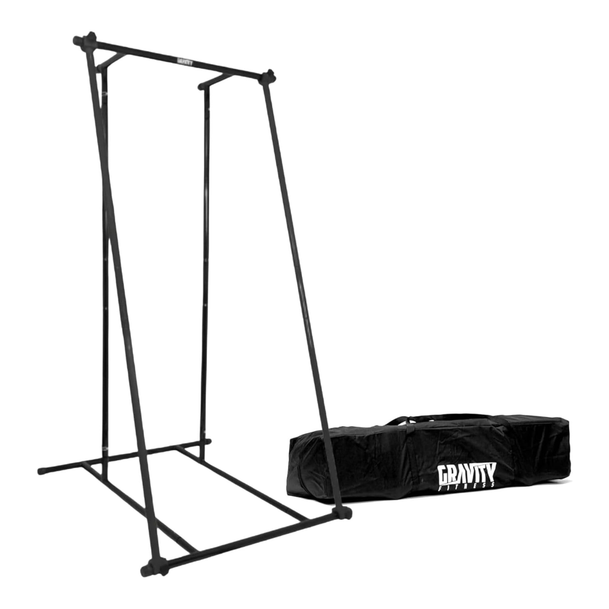 Gravity Fitness Klimmzugstange - Tragbares Klimmzuggestell Home Gym Equipment Calisthenics & Körpergewichtstraining - Verstellbares Klimmzuggestell & Dip-Station