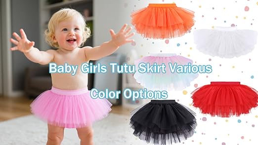 Amazon.com: Toddlers Tulle Tutu Skirt for Girls for Baby Girl 6 to