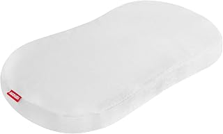 Flannel Bassinet Fitted Sheets, 100% Cotton Flannel, Compatible with Halo Bassinest Swivel Sleeper, Fitted Hourglass Bassinet Mattress Sheet, Soft Breathable Baby Cradle Sheet Warm, White