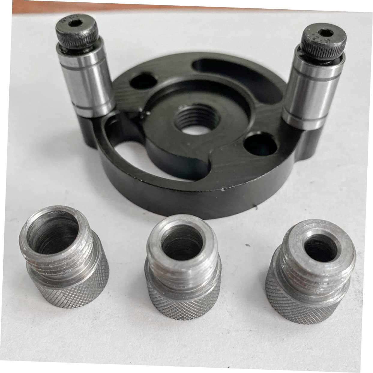 Uonlytech 1ensemble Kit De Perçage Dowel Outil De Positionnement Pour Avec Poinçon De Perçage Auto-centré Pour Travail Et De Meubles