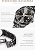 Reloj de Mujer OLEVS Clásico de Vestir con Números, Reloj Femenino Analógico de Acero Inoxidable, Resistente al Agua, Luminoso, con Fecha y Día, Bicolor, Fácil de Leer 7