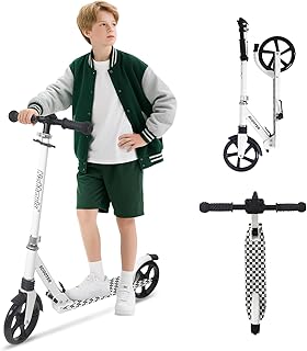 Nattork Kick Scooter for Kids 6+ Years Teens Adults