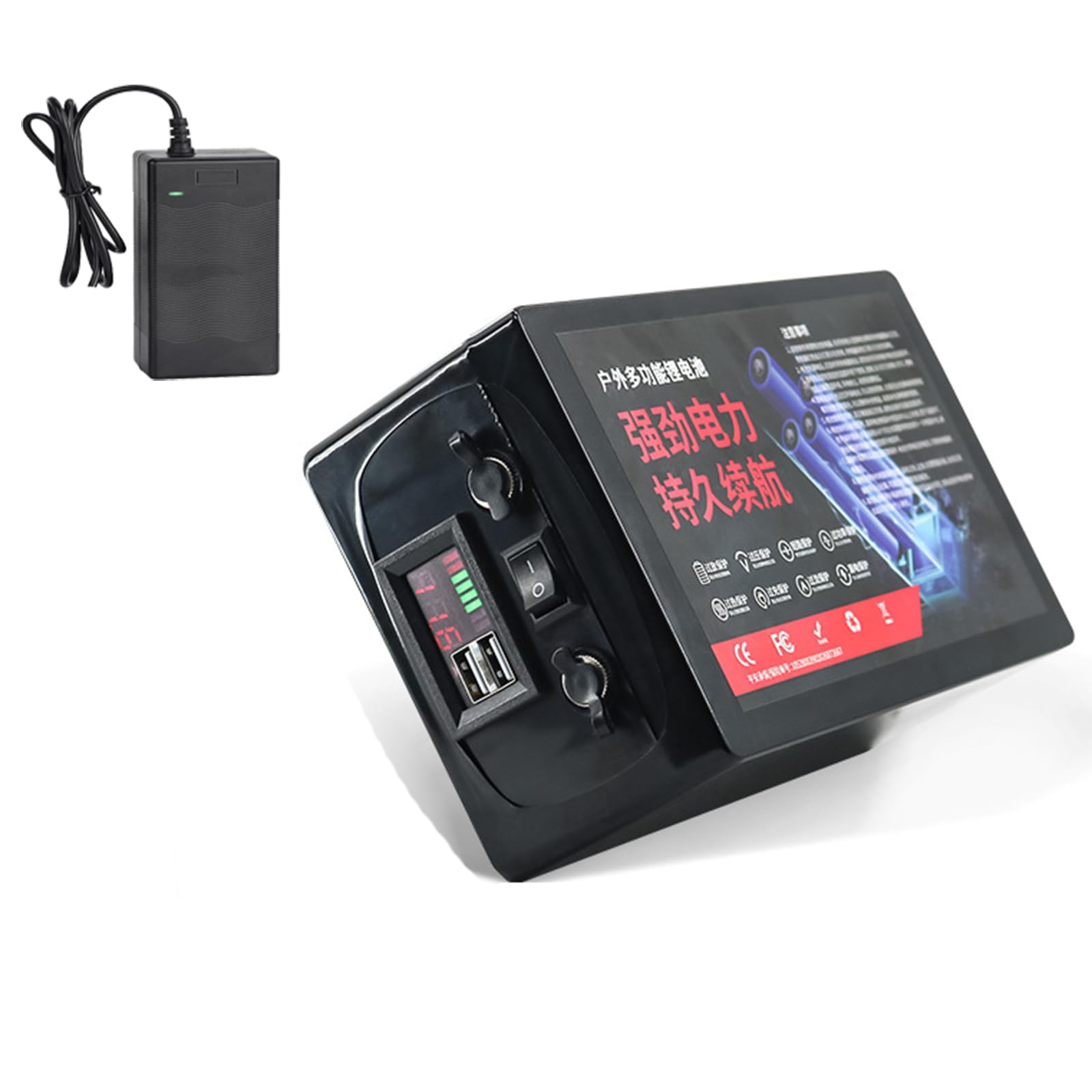 Batería de Litio de 12 V, 20 Ah y 30 Ah para propulsión de Barcos de Pesca, baterías de propulsión Marina con Cargador.