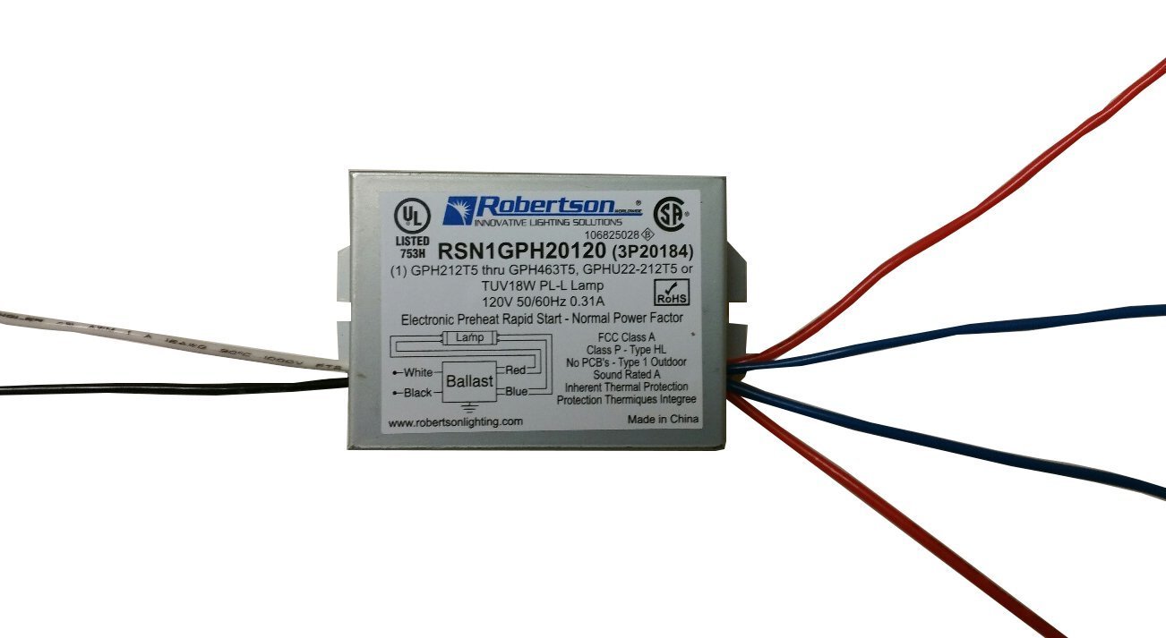 Fluorescent eBallast for PLL Lamps, Preheat Rapid Start Normal Power Factor Amazon.in Home