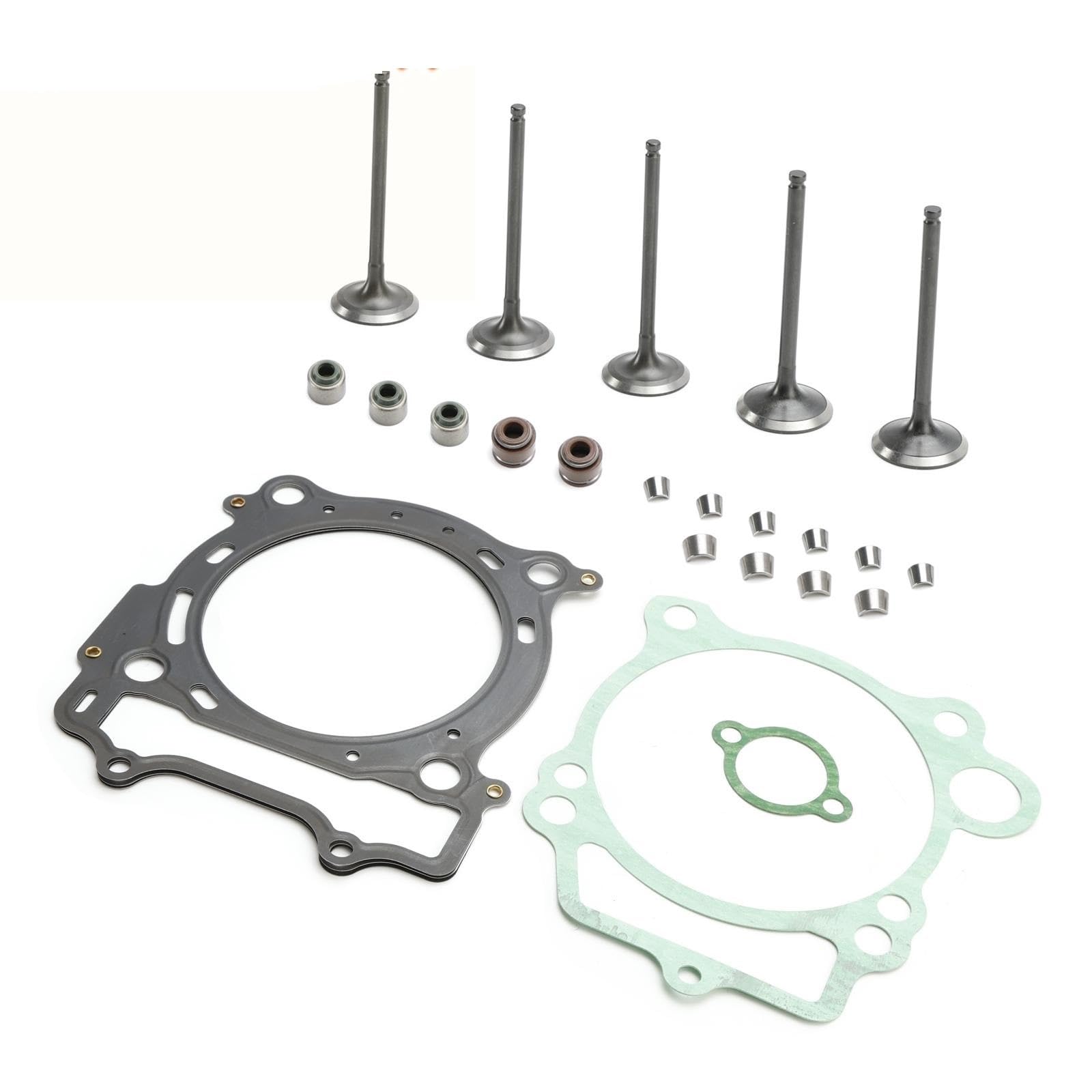 Guarnizione Carter Frizione, Kit guarnizioni valvole testa cilindro adatto per Yamaha WR450F 2007-2015 YZ450F 2006-2009