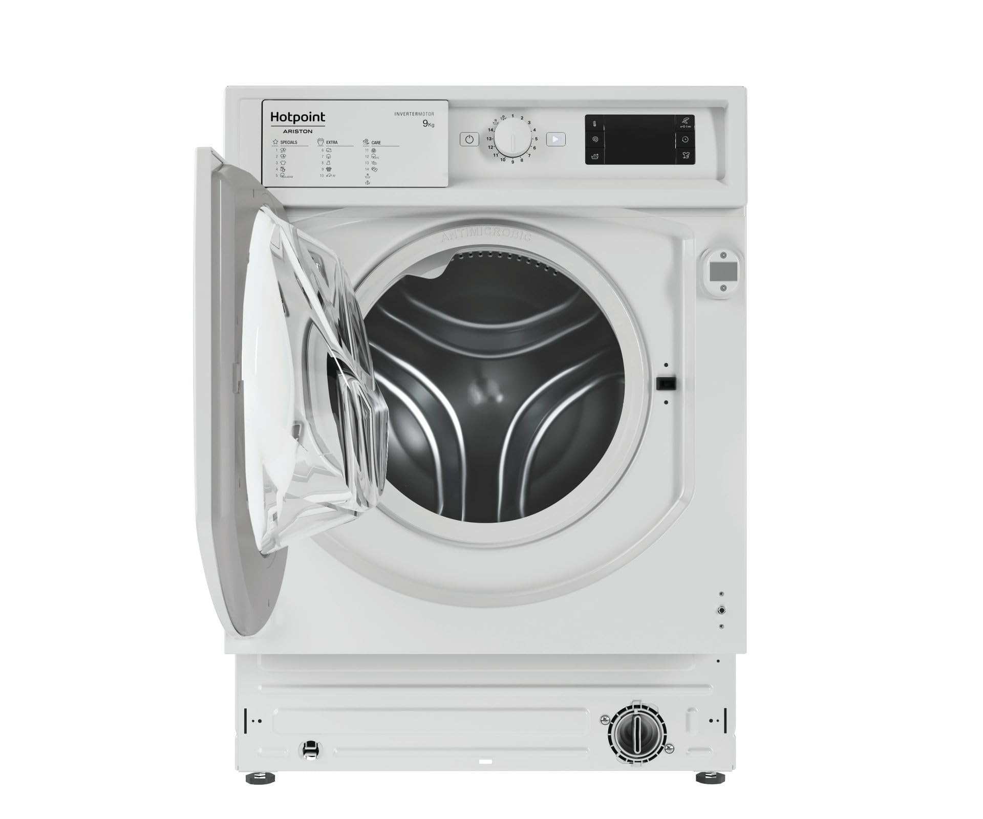 BIWMHG91485EU - Lavatrice da 9 kg, 1400 giri, Installazione Incasso, Inverter, Classe energetica B