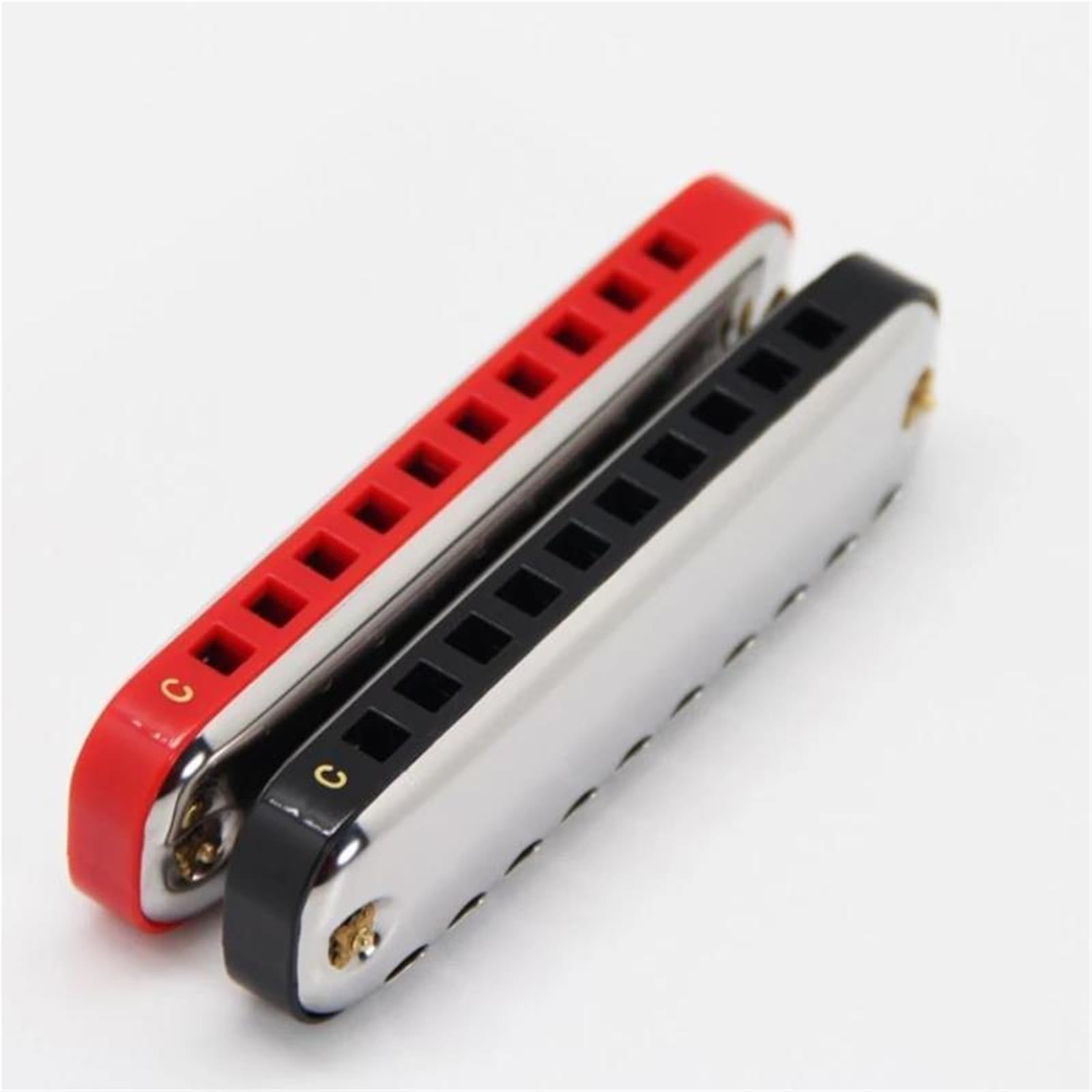 Harmonica Diatonique Double Trémolo En Do Pour Clé(Black)