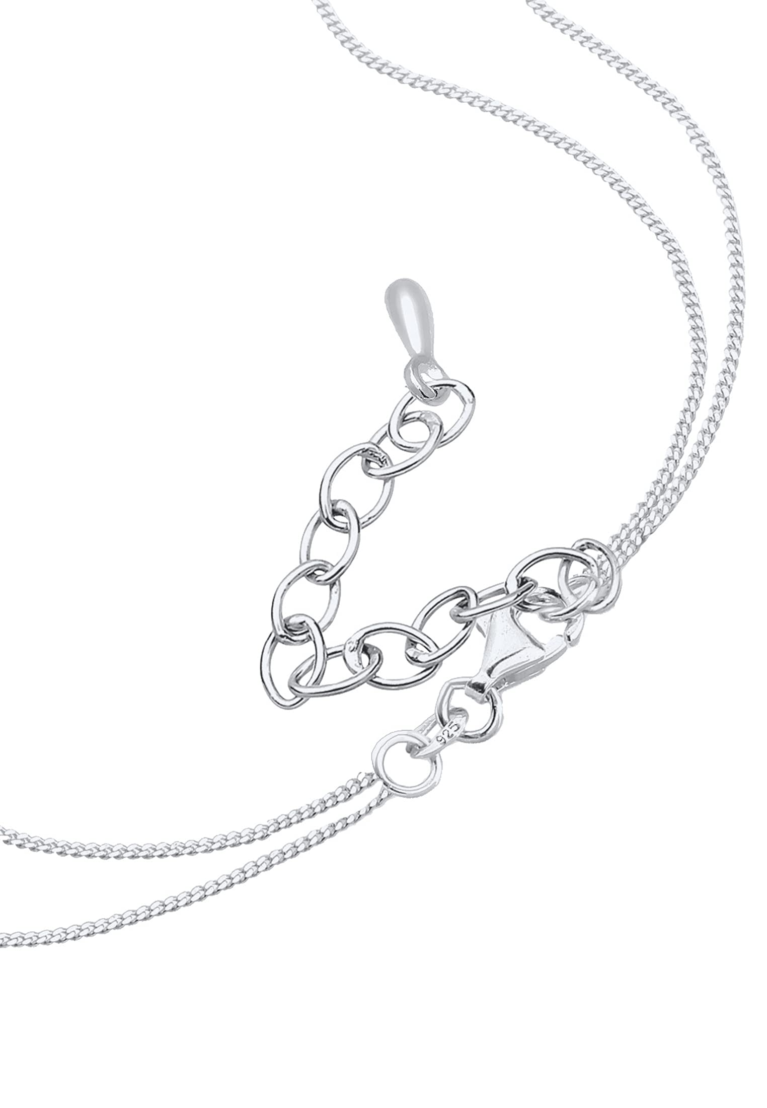Elli Halskette Damen Y-Kette Solitär mit Kristallen 925 Sterling Silber