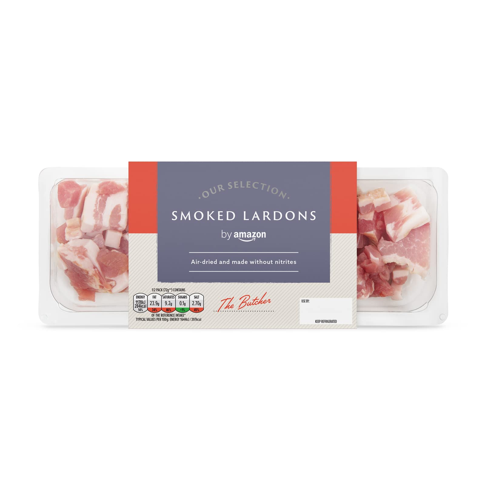 by Amazon Our Selection Smoked Bacon Lardons, 180g
