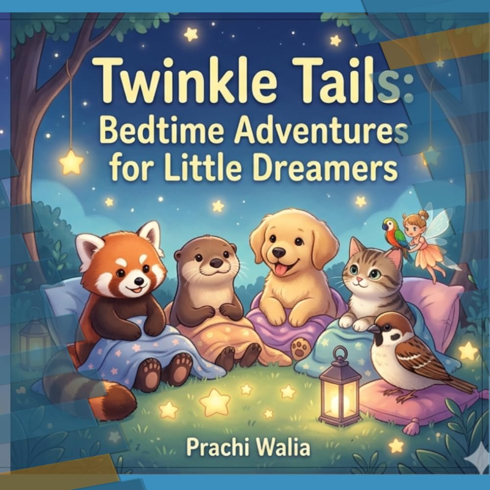 Twinkle Tails: Bedtime Adventures for Little Dreamers: Cozy Animal Bedtime Stories for Kids Ages 2–6
