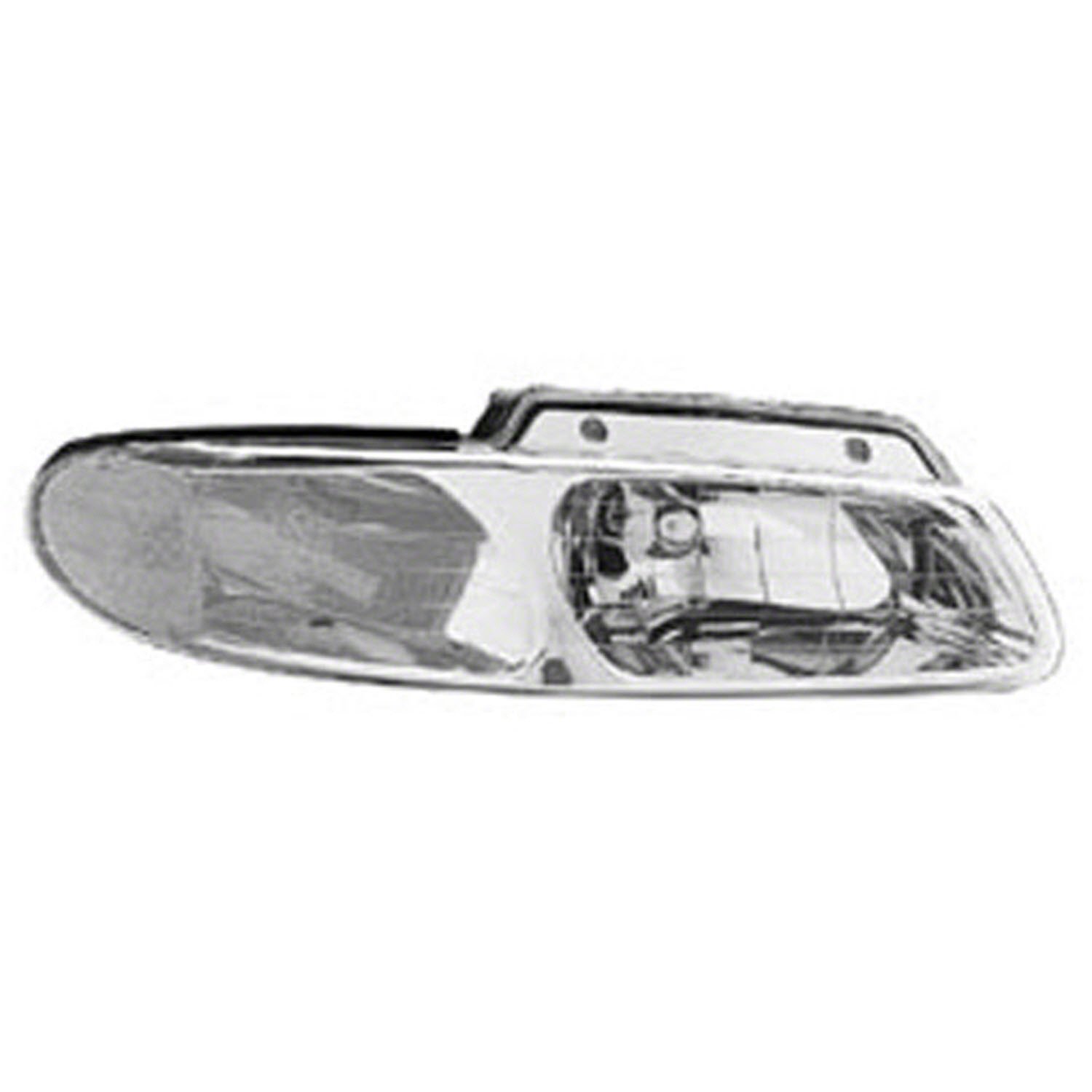 Amazon.com: Get Crash Parts Ch2503134 Headlamp W/O Quad Headlamps 