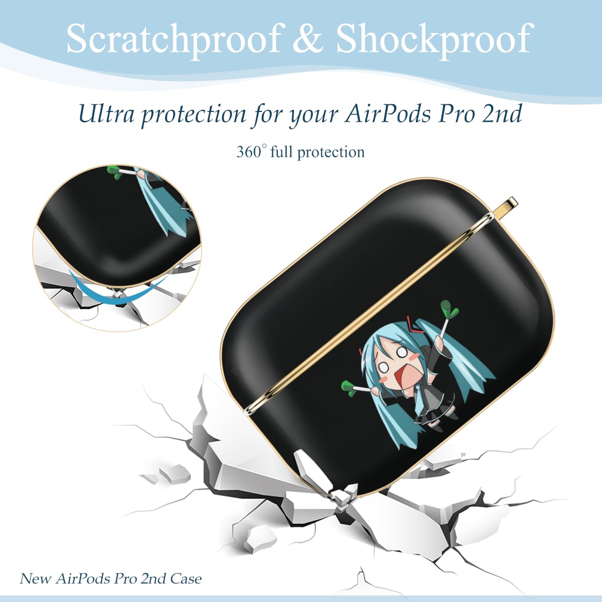 Amazon | AirPods Pro2ケース 初音ミク miku 美少女 萌え 第2世代