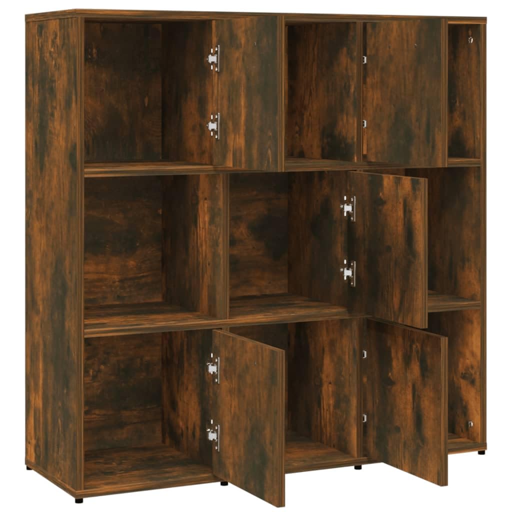vidaXL Boekenkast 97,5x29,5x100 cm bewerkt hout sonoma eikenkleurig