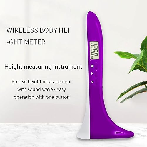 Miniatura 9 de SYlive Estadiómetro de ultrasonido portátil - Dispositivo de medición de altura para niños y adultos medidor de altura ultrasónico