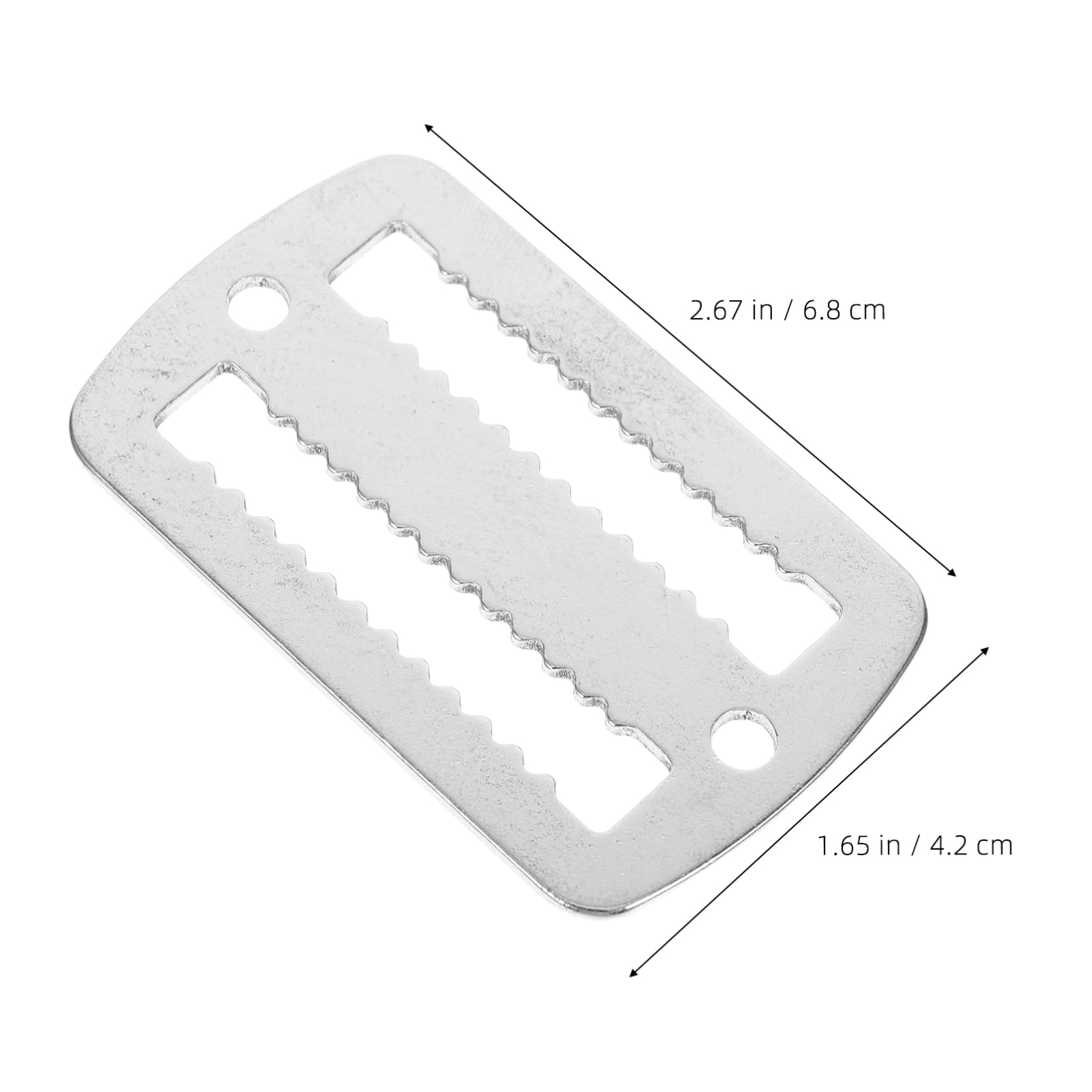KESYOO Scuba Diving Belt Clip Serrated Diving Buckle with Keeper Stainless Steel Weight Belt Retainer Clip for Water Sports