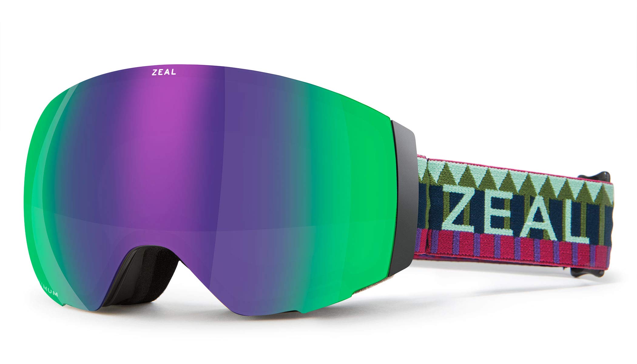 Zeal Optics Portal - Frameless Ski & Snowboard Goggles For Men & Women, Rail Lock System Goggles