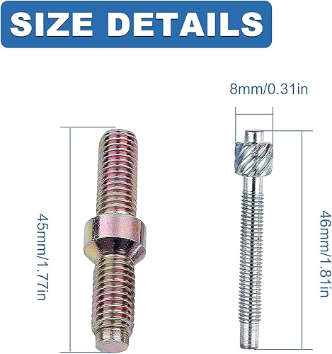 Miniatura 4 de AUMEL Kit de tuerca de barra tensora de cadena para motosierra Stihl 066 MS660 MS 660 Reemplazar 1138 664 2400, 1127 007 1003