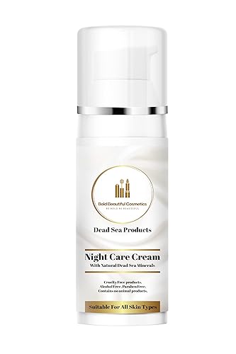 Crema hidratante y cuidado facial de noche Dead Sea Minerals de Bold Beautiful Cosmetics 1.69 oz