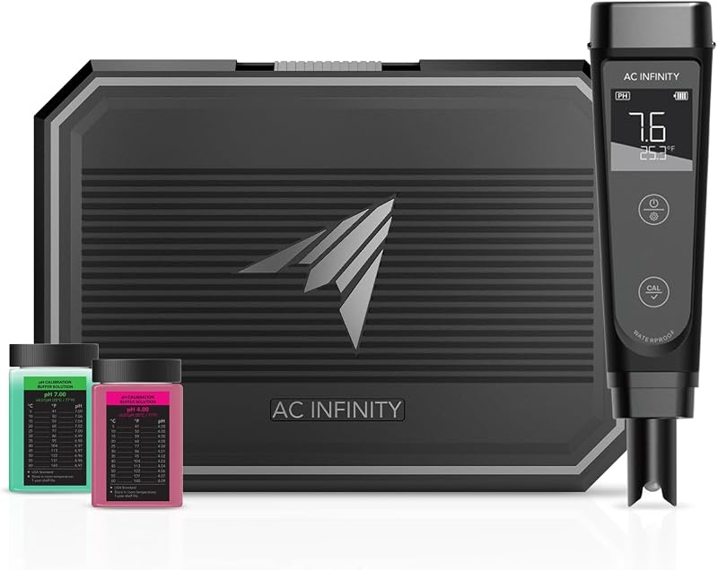 AC Infinity pH Meter Kit, High Precision Digital pH Pen.