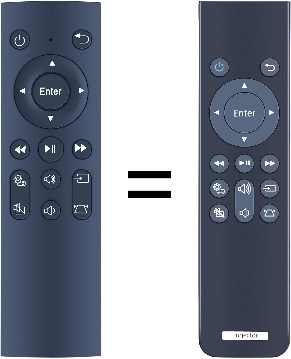 PZL New Replacement Remote Control for EPSON Projector EF11 EF100 2208327 W75