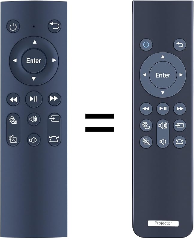 PZL New Replacement Remote Control for EPSON Projector EF11 EF100 2208327 W75