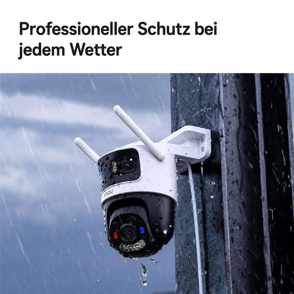 Imou Cruiser Triple 11mp (3mp+3mp+5mp) IP-Sicherheitskamera Outdoor Turret (ipC-S7uP-11m0wed)