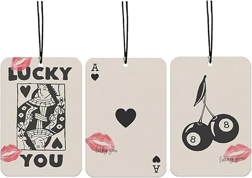 Miniatura 22 de Ambientador de Coche Retro con Lazos de Leopardo 4 Piezas, Accesorios de Coche con Estampado de Guepardo Bola 8 de la Suerte para Interior, Lazos de