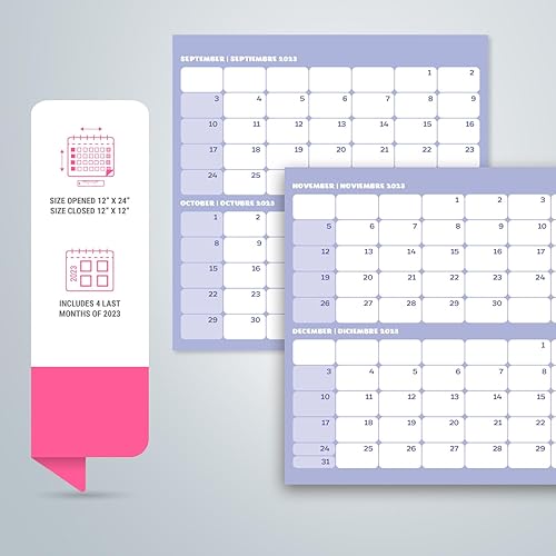 Miniatura 4 de Calendario de pared de gatos 2024 de 12 x 12 pulgadas, libre de plástico FSC, comienza la semana el domingo, planificador de 12 meses, calendario de