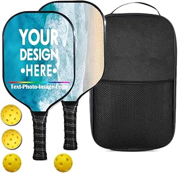 Amazon | ピックルボールパドルセット パドル2個 ボール4個と収納
