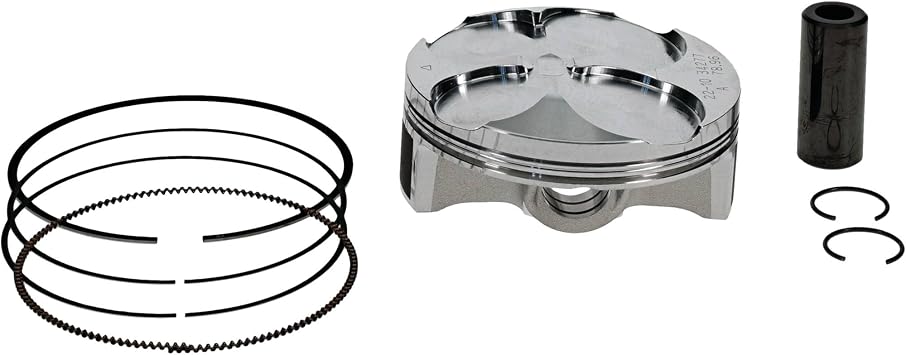 Vertex 24579A Forged High Compression Piston Kit Compatible With/Replacement For Honda CRF 250 R, CRF 250 RX 2022 79 mm Cylinder Diameter, 250 cc Displacement, 78.960mm Piston Diameter