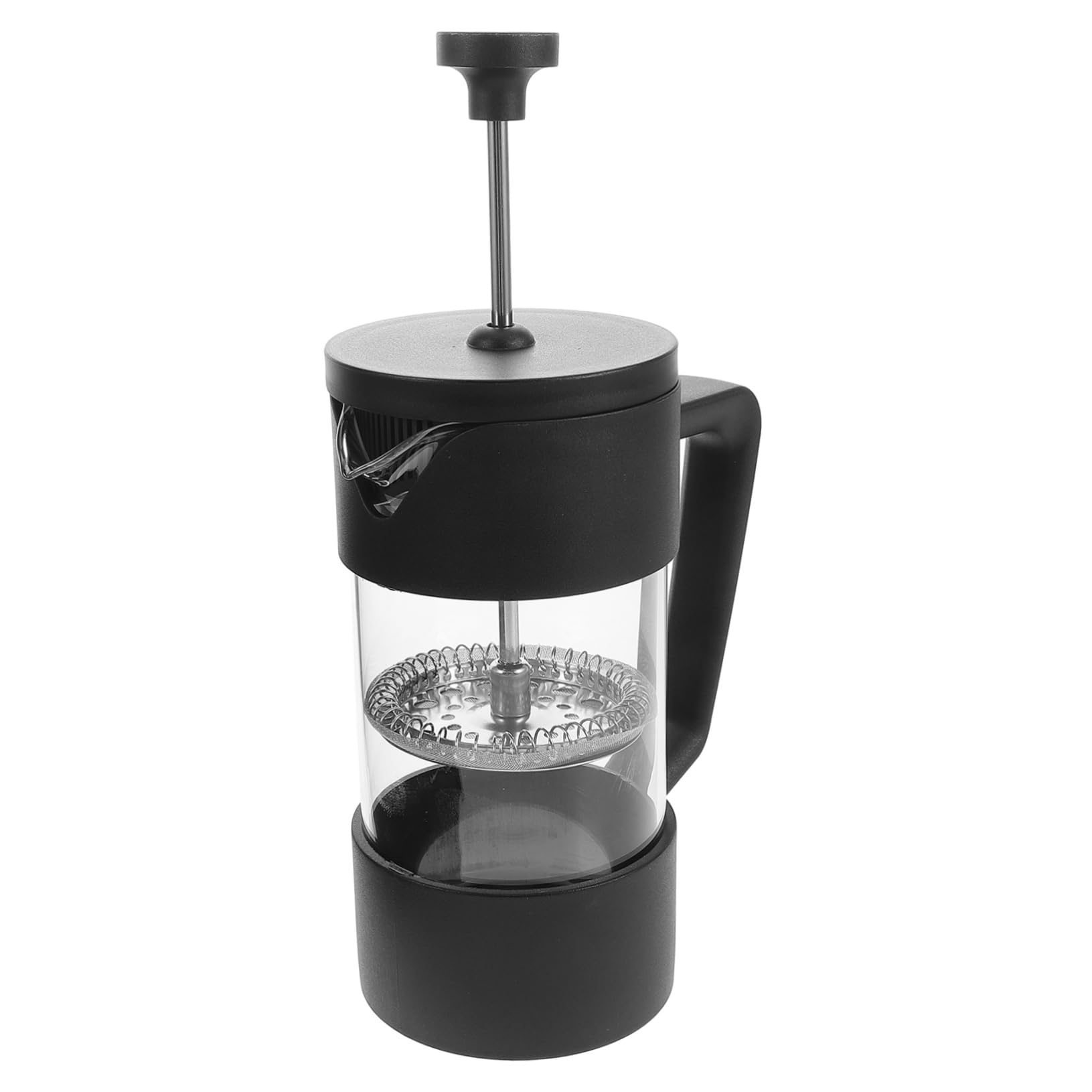 Gadpiparty Borosilicate Glass Travel Coffee Maker for Hot Cold Filter Design Flavor for Camping Home Use
