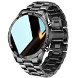 Men Smart Watch for Android iOS, Bluetooth Calls Voice Chat with Heart Rate/Sleep Monitor Fitness Tracker, 1.3