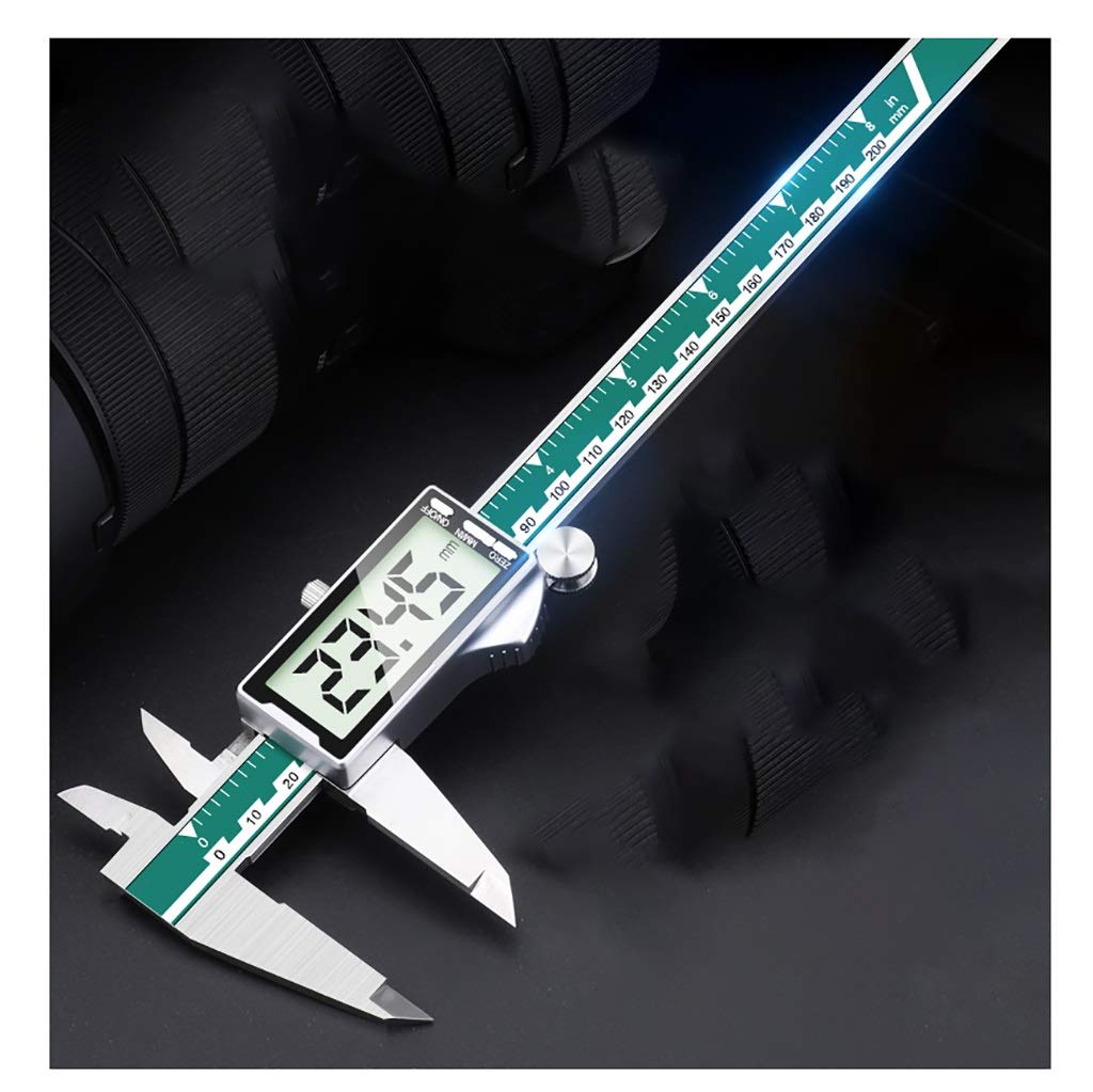 Calibro A Corsoio Per La Misurazione Della Profondità del Display Digitale, Calibro in Acciaio Inossidabile Con Ampio Display Digitale