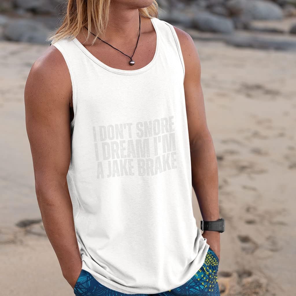 I Don't Snore Tank - Funny Workout Tank - Graphic Jersey Tank