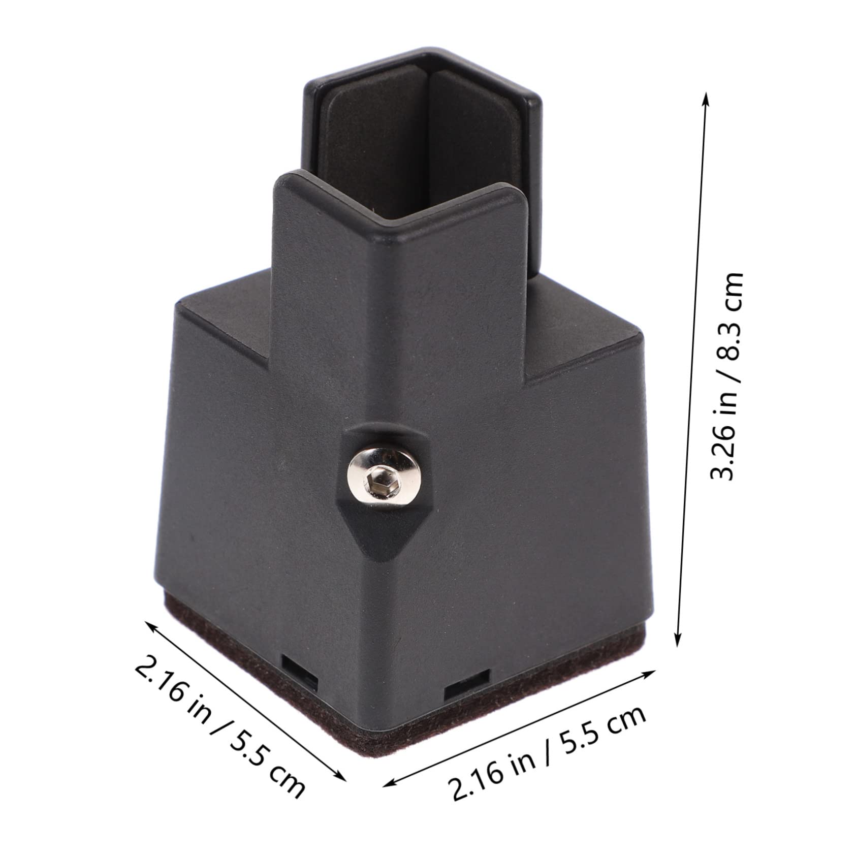 CIYODO 2pcs Adjustable Furniture Risers Heavy Duty Bed Raising Blocks for Couches Desks Cabinets Support Platform Bed Ergonomic Boost