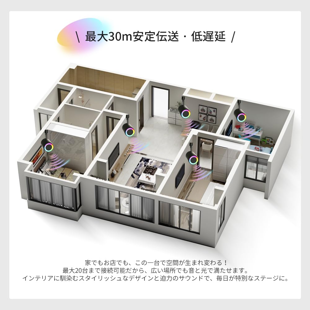Amazon.co.jp: Bluetooth ダクトレール用スピーカー 12W リモコン付き