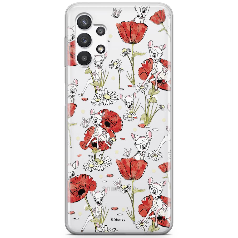 ERT GROUP mobile phone case for Samsung A32 5G original and officially Licensed Disney pattern Bambi 001 optimally adapted to the shape of the mobile phone, partially transparent