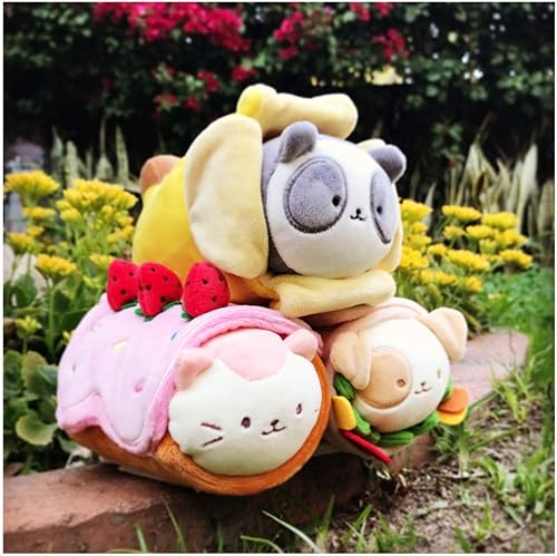 Miniatura 6 de Anirollz Muñeco de peluche Pandaroll con manta de plátano