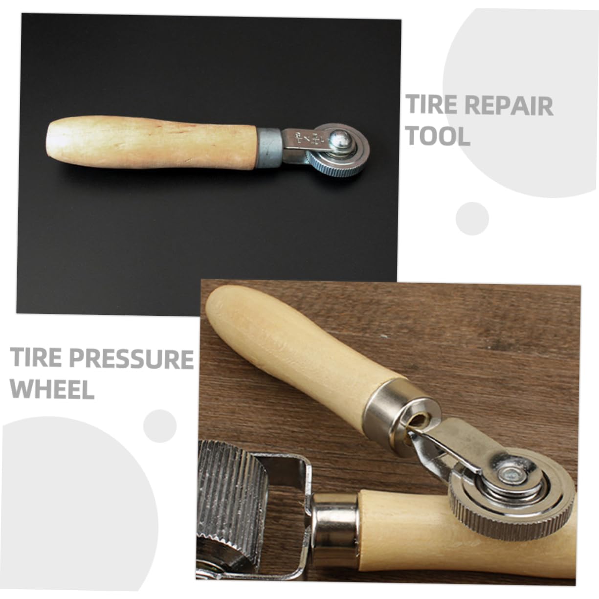 GLEAVI 3sets Strumento Per Riparazione Pneumatici Con Rulli Kit Completo Di Riparazione Per Veicoli Accessorio Resistente e Affidabile Per Riparazioni Veloci e Semplici