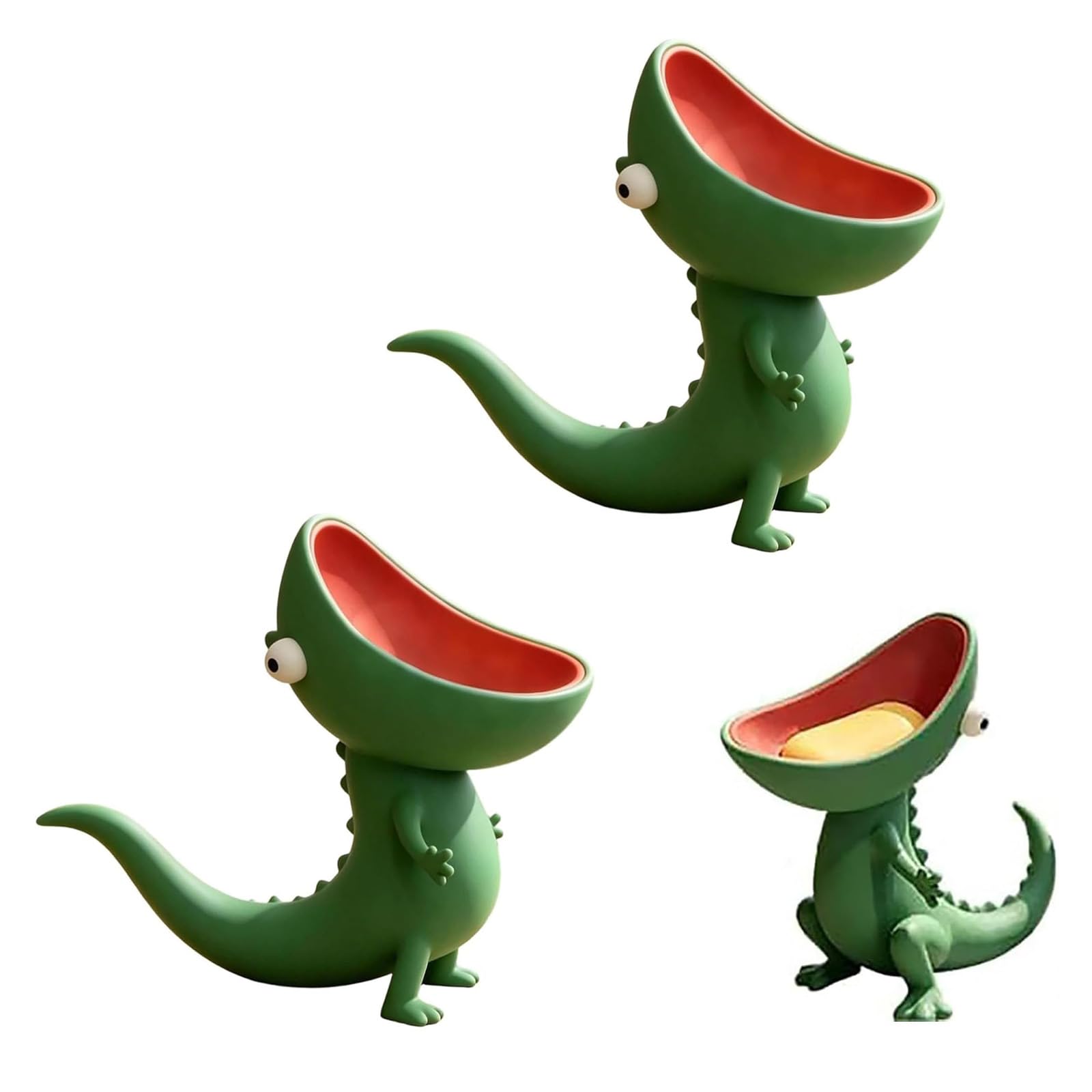 Organisateur Bouche de Monstre de bureau et porte-savon dinosaure