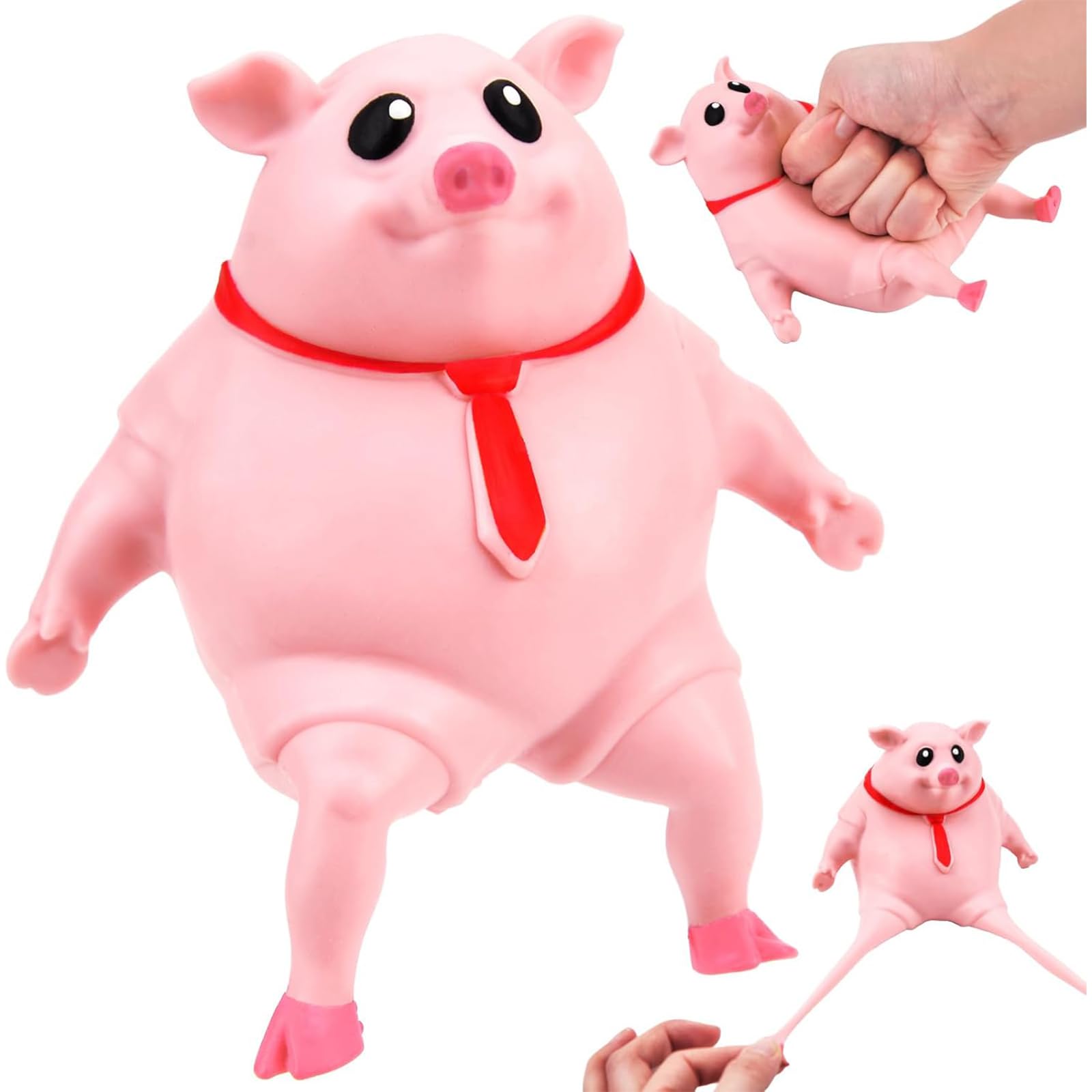 Piggy Stress Toys,Squishy Pig,Pink Pig Stress Relief,Pink Pig Toy,Squeeze Pig Antistress Toy,Squishy Toy Pig
