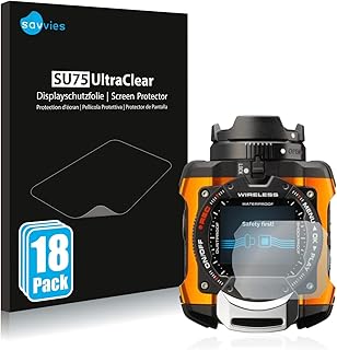 Savvies Screen Protector compatible with Ricoh WG-M1 Protection Film Clear 18-Pack