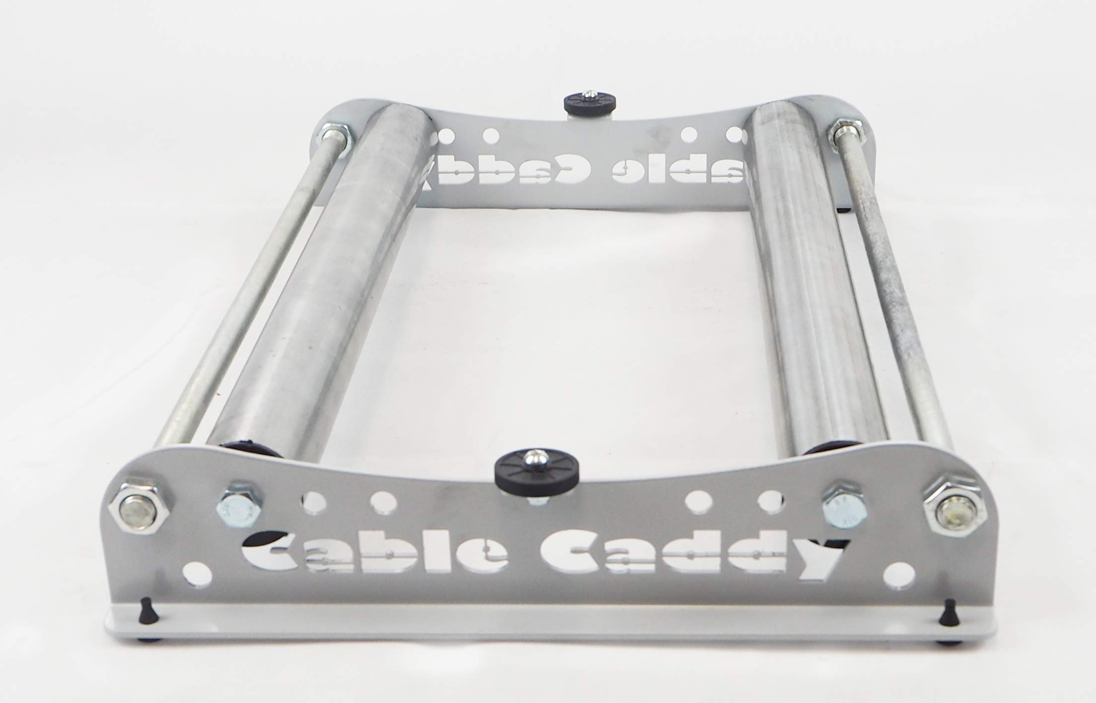 Kabelabroller Cable Caddy aus Stahl für Haspeln bis 510 mm Breite - SILBER