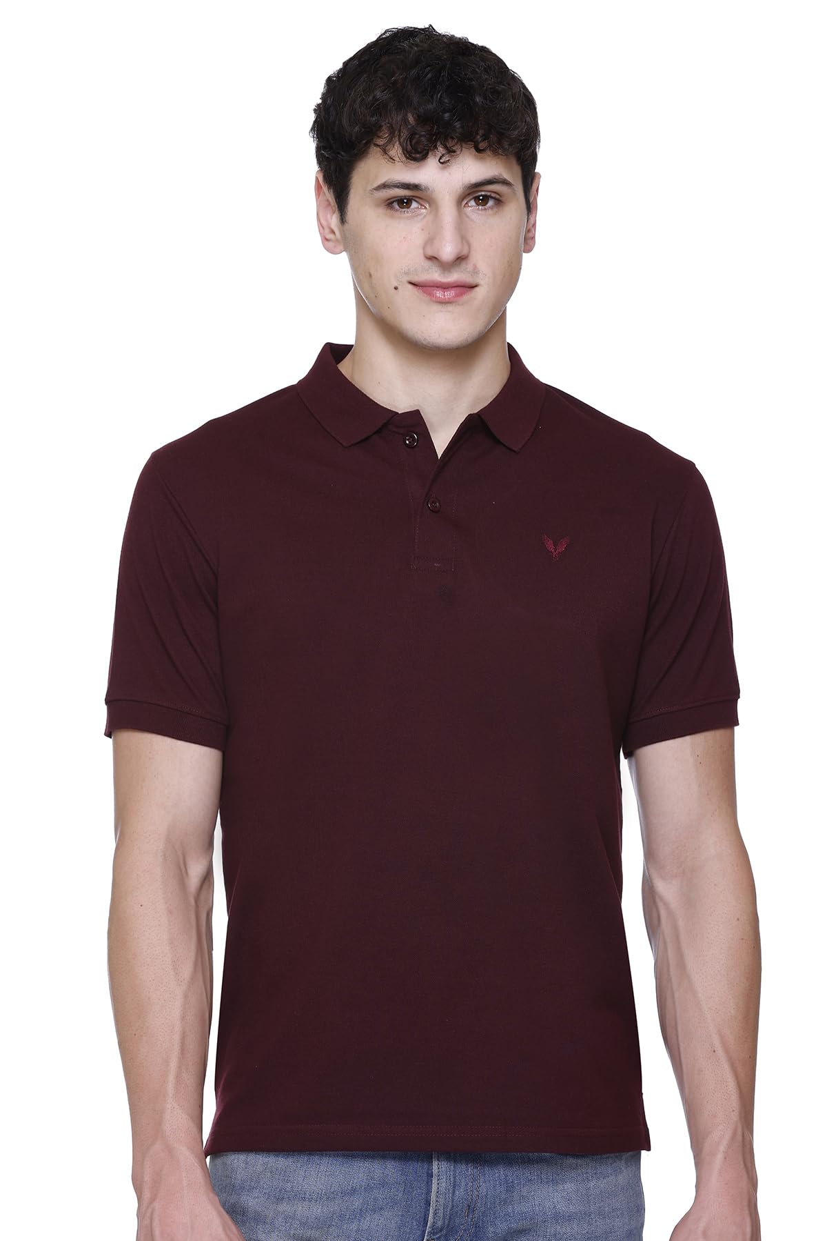 Half Cotton Polo T Shirt for Man with Pocket - Regular Fit Mens Collar Tshirt-image-48